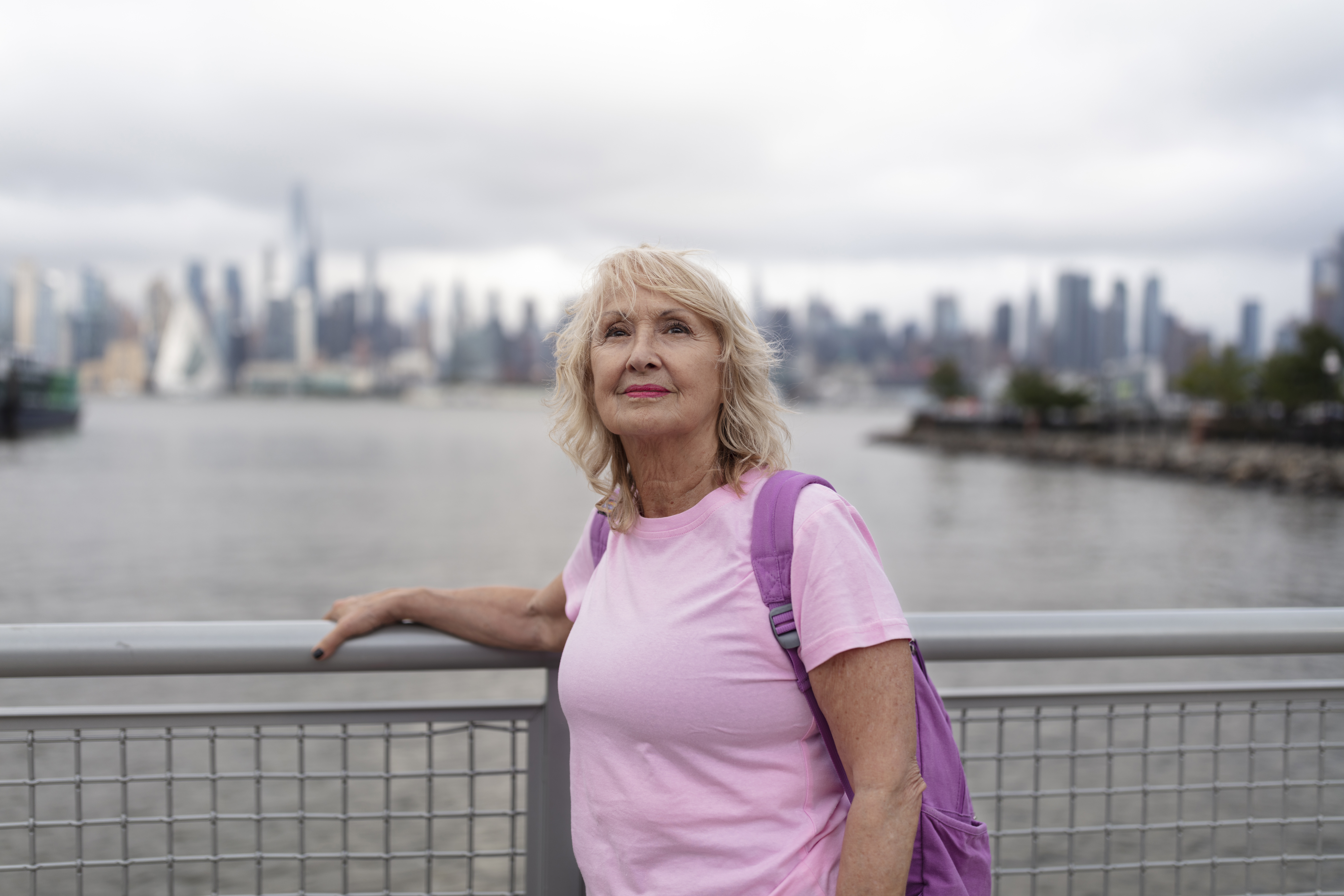 Person running in the park